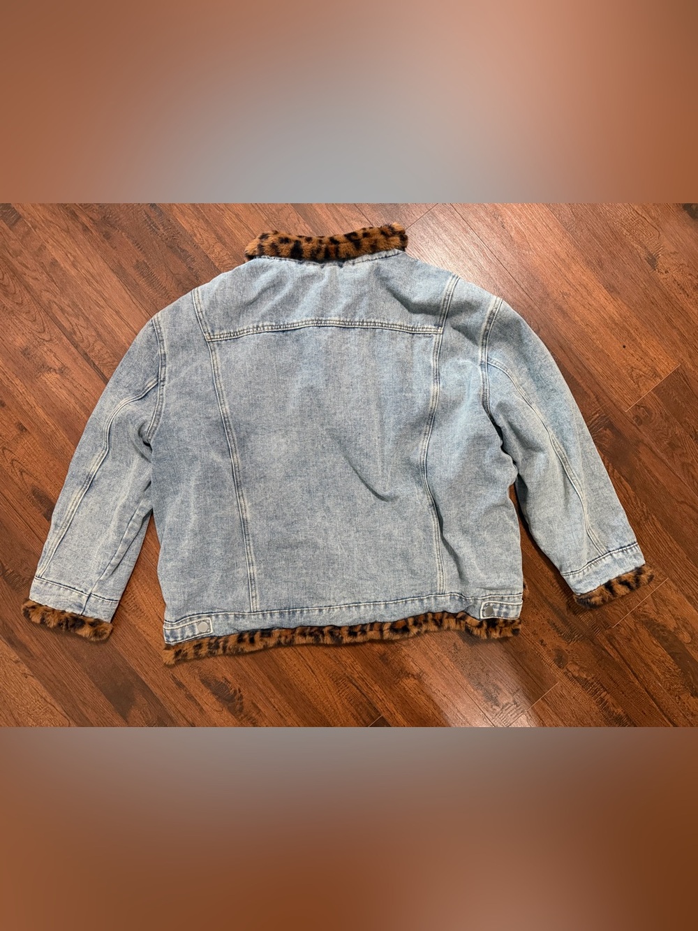 Lala Forever Patched Trucker Jacket in Leopard - Picture 7 of 7
